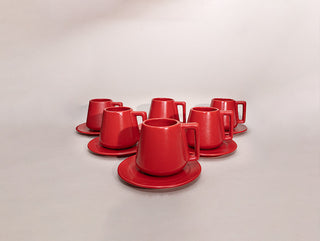 Set Camelia Latte 12 piezas, cerámica hecha a mano por C-RAMIK